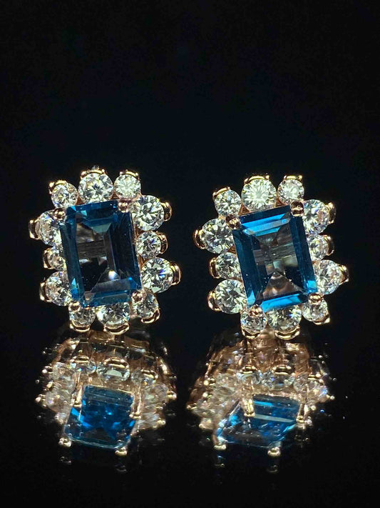 4496 Topaz Earrings