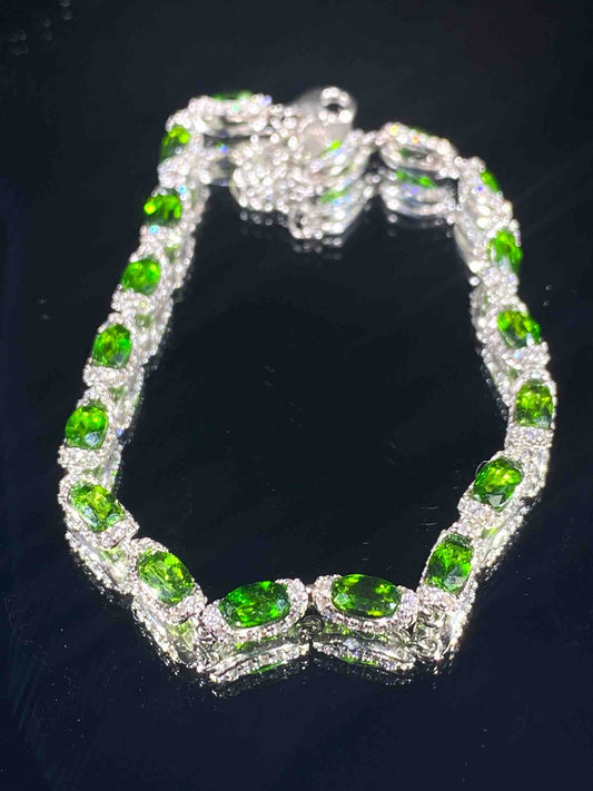 4561 diopside Bracelet