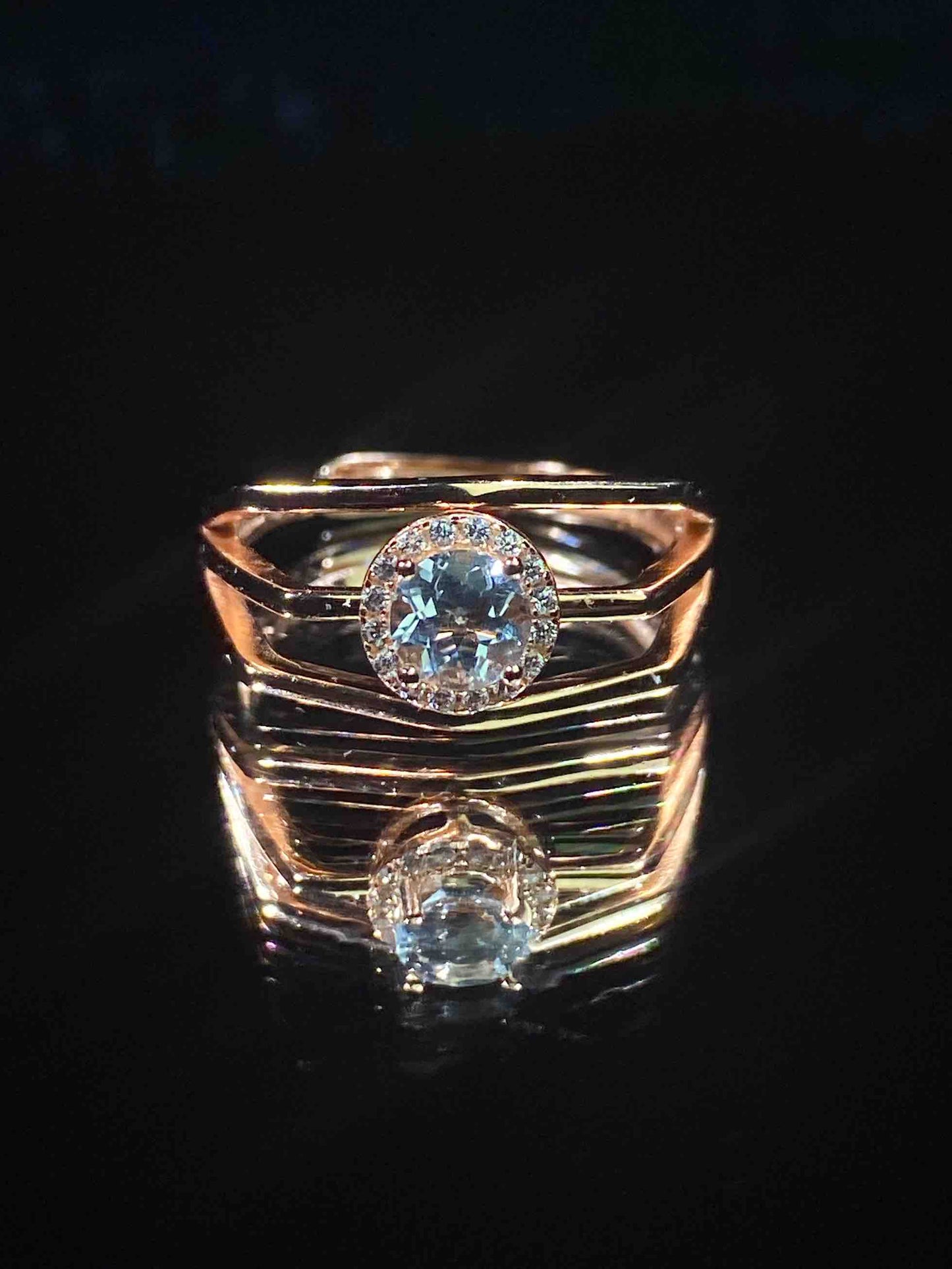 4577 Aquamarine Ring