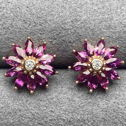 2715 Garnet Earrings