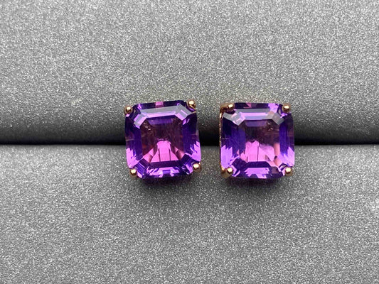 4706 Amethyst Earrings