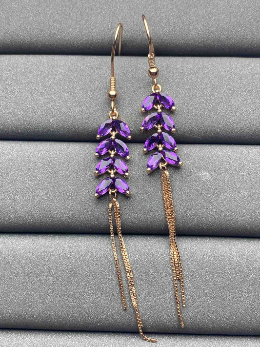 4731 Amethyst Earrings