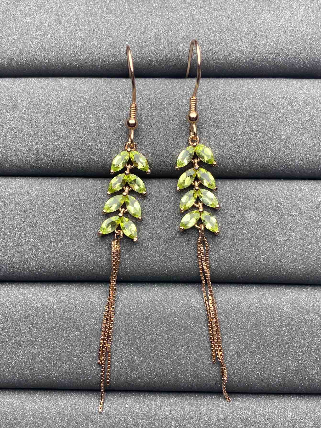 4734 Peridot Earrings