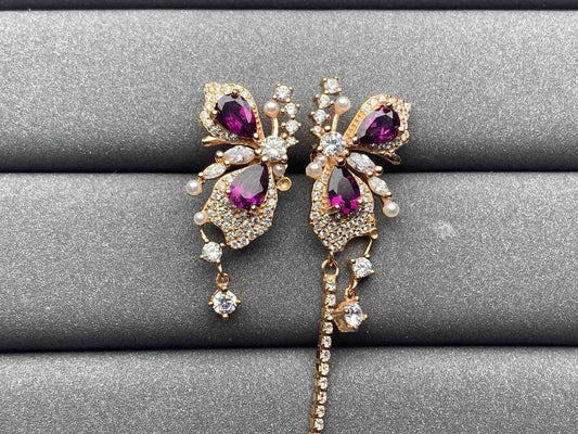 4770 Garnet Earrings