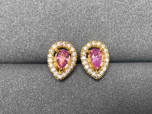 4828 Sapphire Earrings