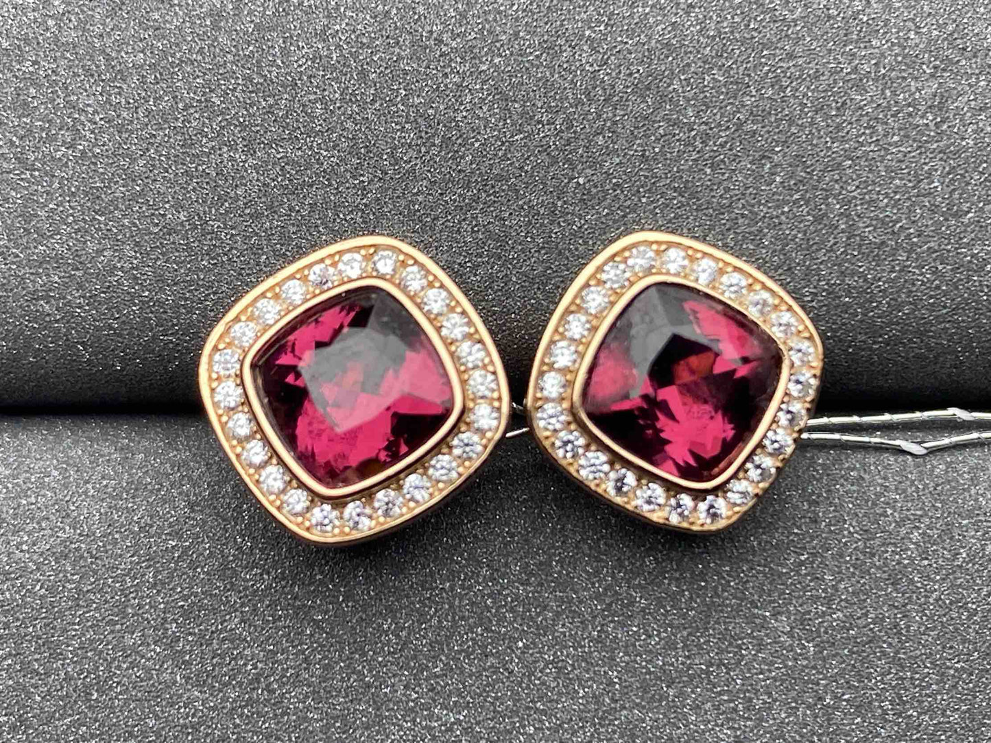 4856 Garnet Earrings