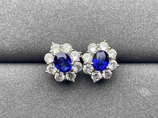 4886 Sapphire Earrings