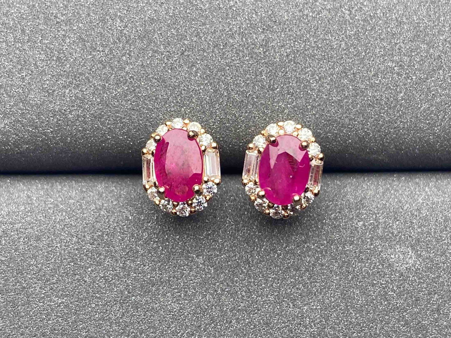 4887 Ruby Earrings