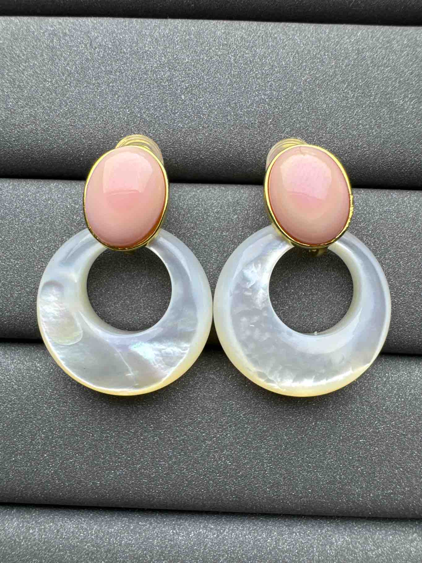 5151 Silver Conch Earrings