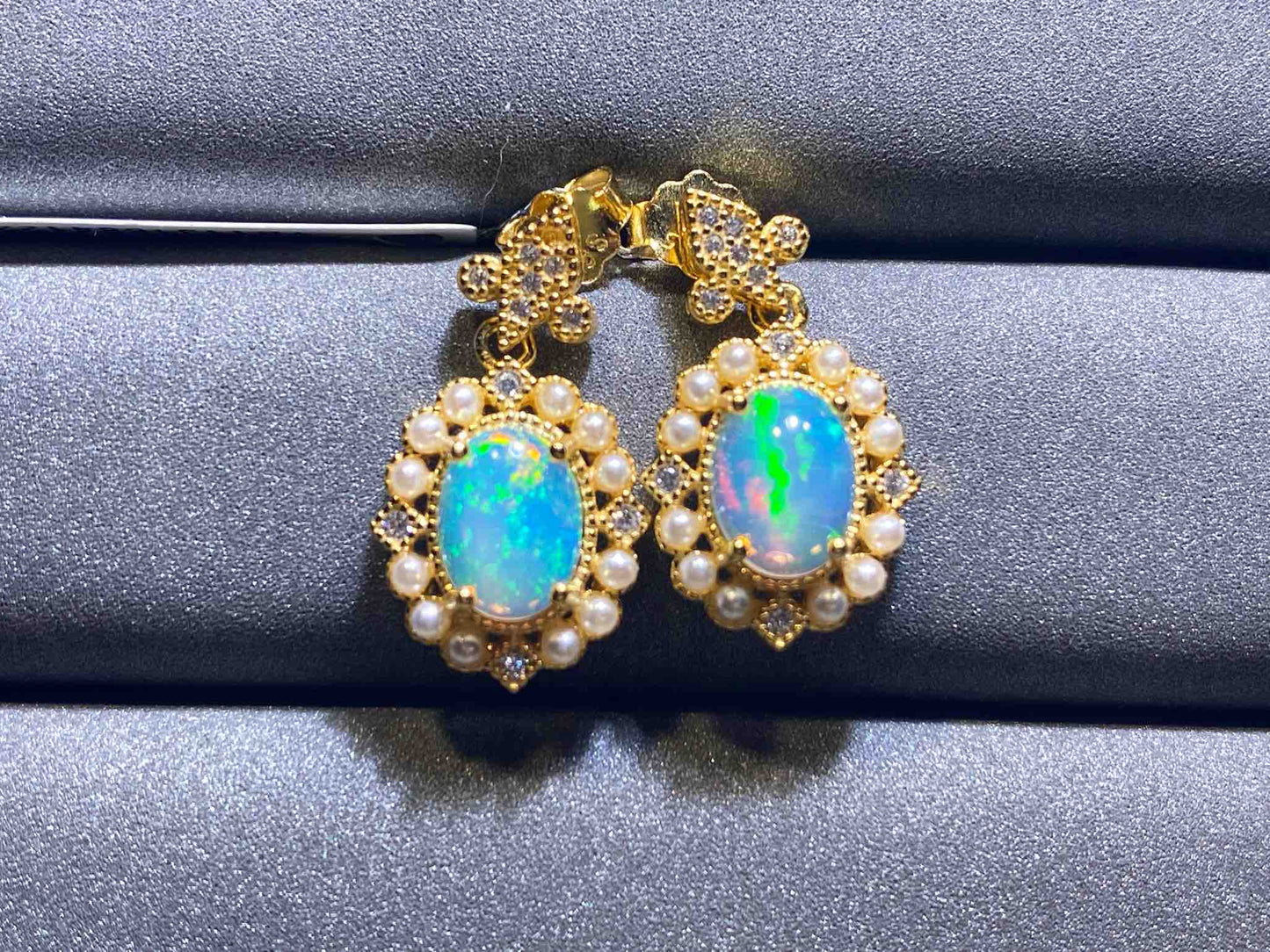 2161 Opal Earrings