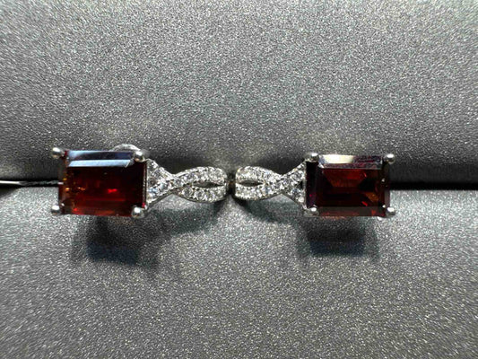 2271 Garnet Earrings