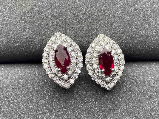 3119 Ruby Earrings