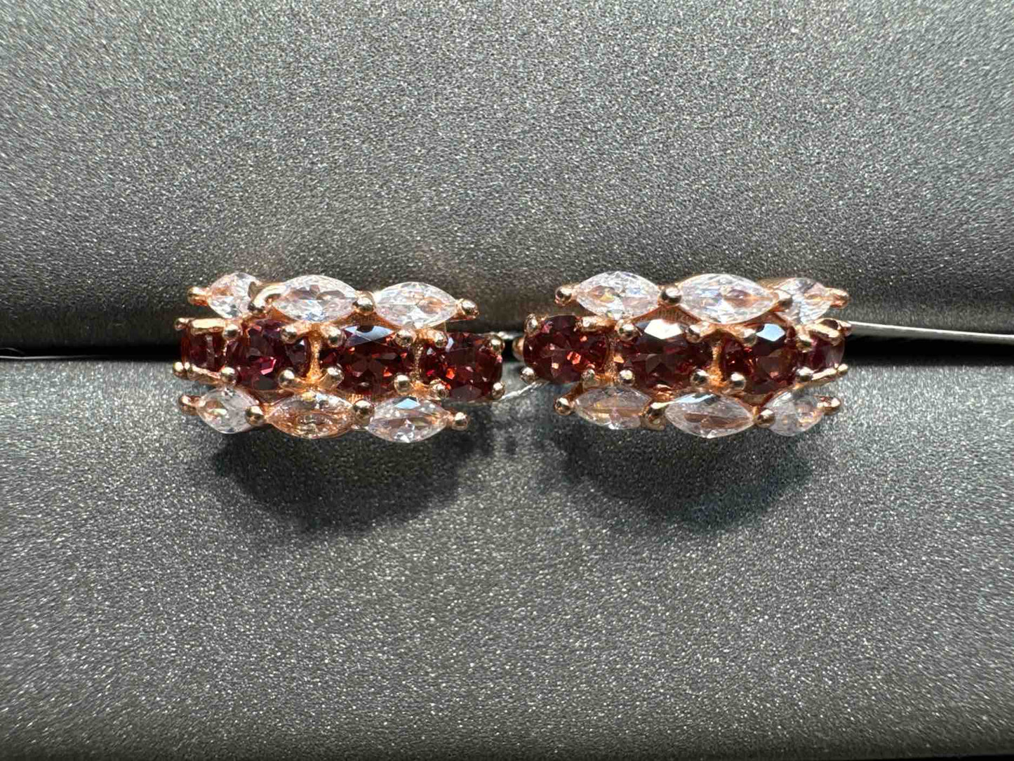 1834 Garnet Earrings