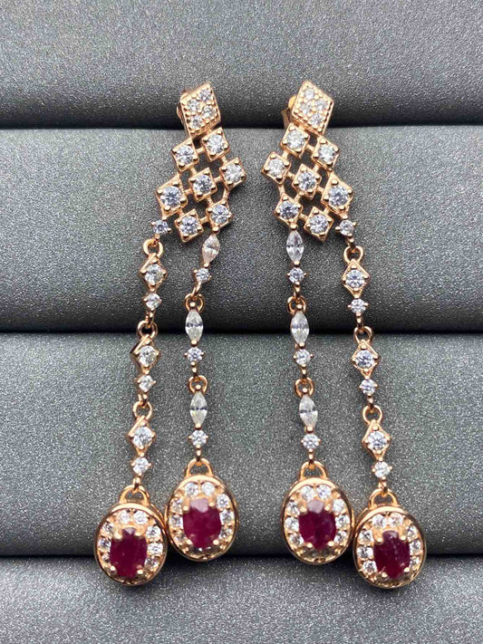 2979 Ruby Earrings