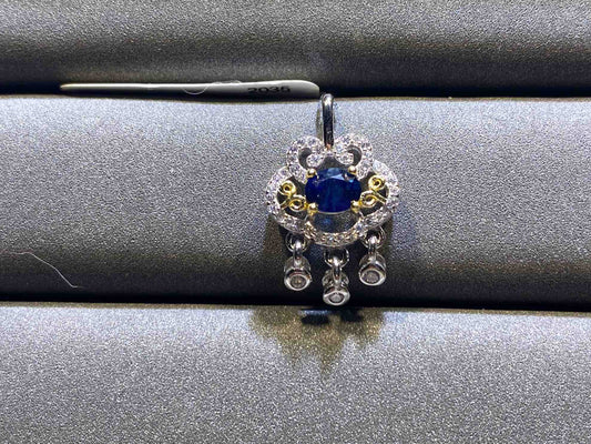 2035 Sapphire Pendant
