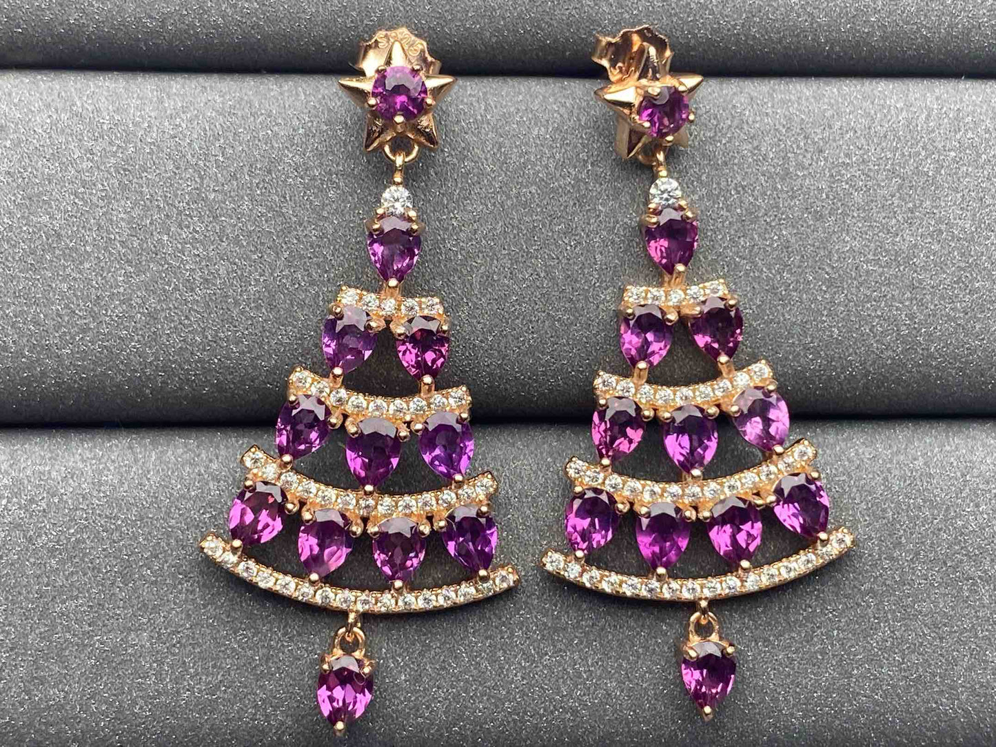 2931 Garnet Earrings