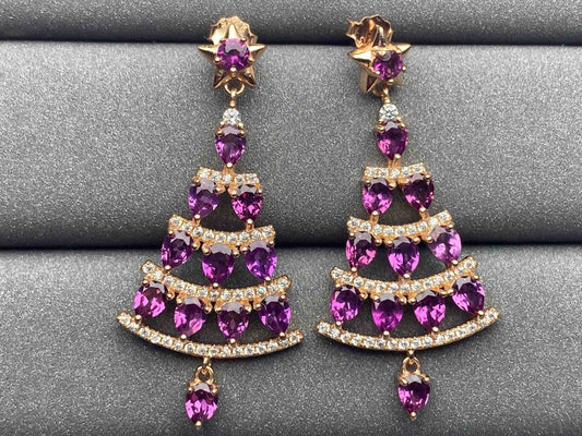 2931 Garnet Earrings