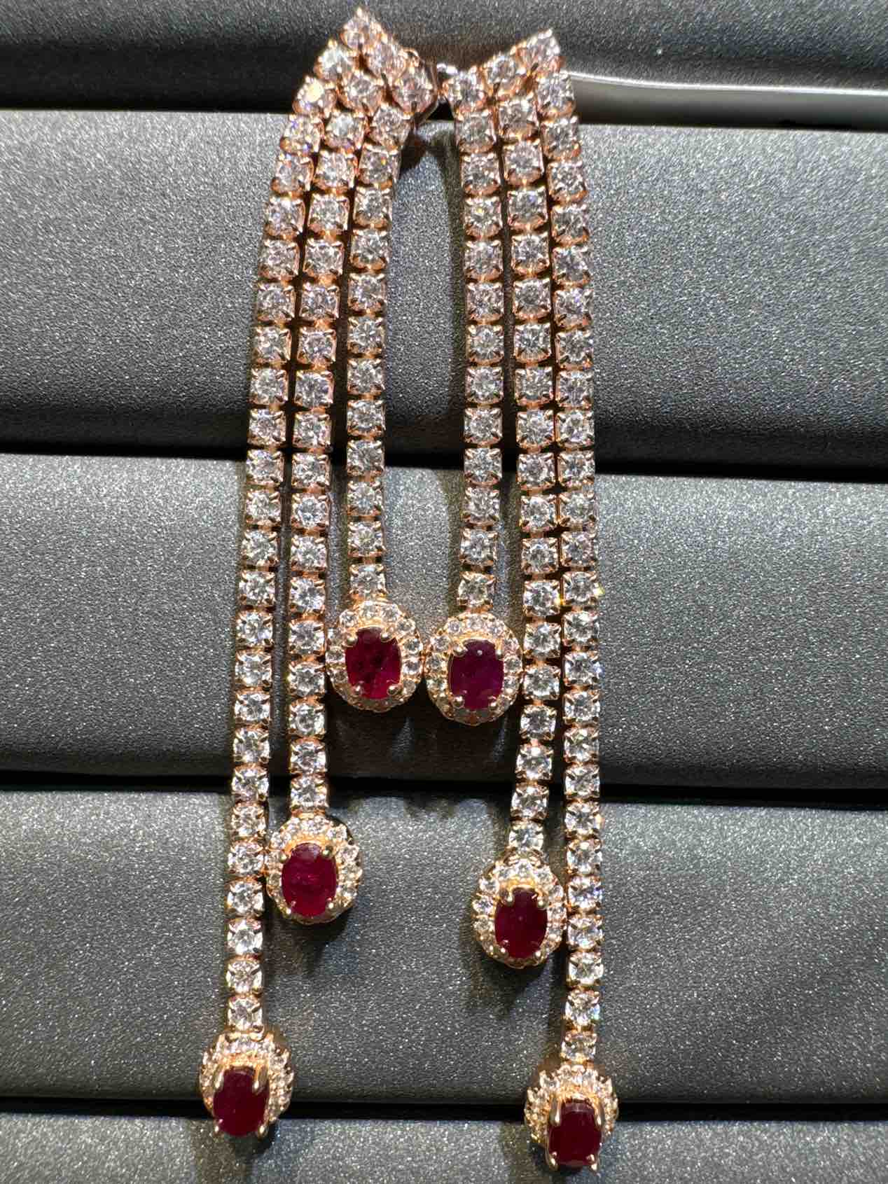 2193 Ruby Earrings