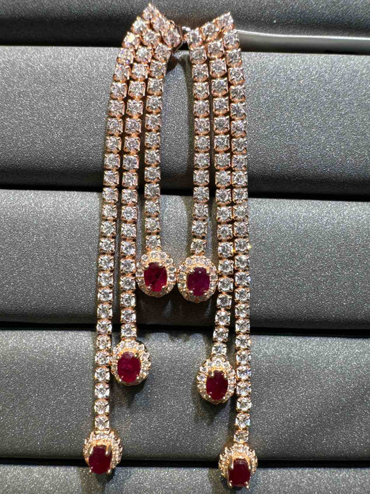 2193 Ruby Earrings