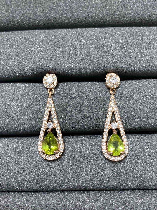2421 Peridot Earrings