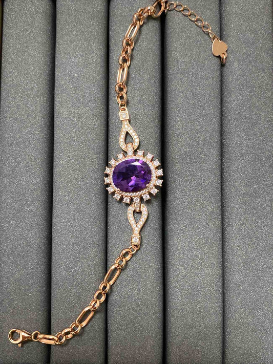 2407 Amethyst Bracelet