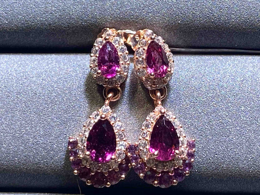 1895 Garnet Earrings